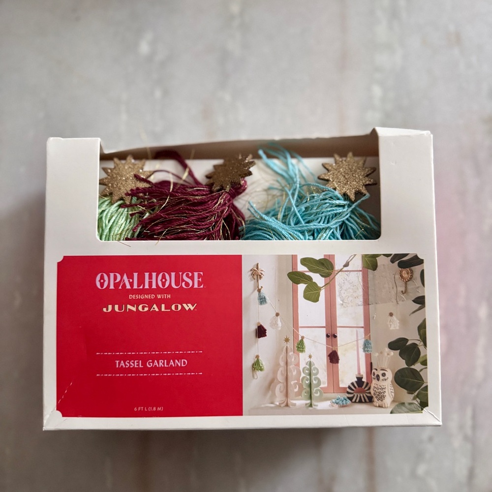 NWT Opalhouse Tassel 6ft Garland - Multicolor